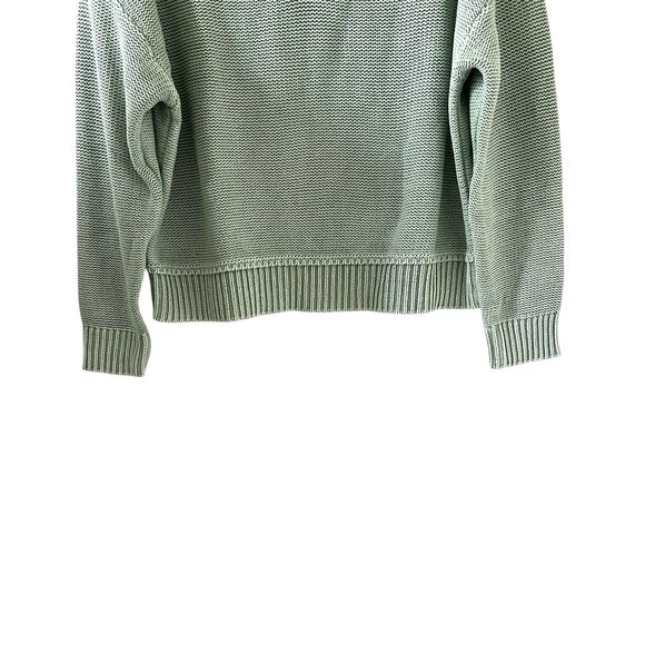 American Eagle NEW Long Weekend V-Neck Sweater In Green Size M - Picture 8 of 15